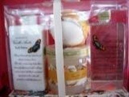 VANILLA AMBER 3 PC TRAVEL SPA BATH SET