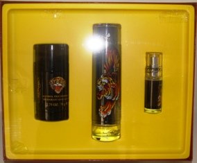 ED HARDY 3 PC 1.7 OZ MEN COLOGNE & BODY GIFT SET