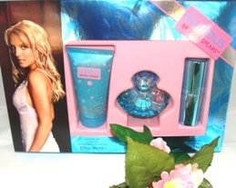 BRITNEY SPEARS CURIOUS 3 PC PERFUME & BATH GIFT SET