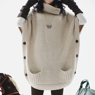 SH005 - BAT SLEEVE SWEATER DRESS