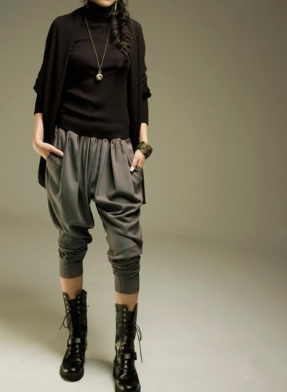SH006 - BLACK BAGGY PANTS