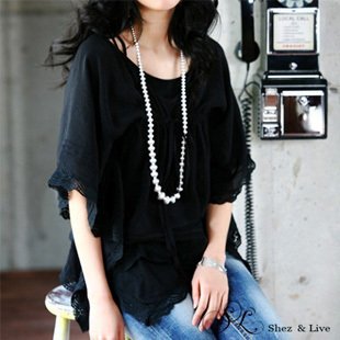 SH0011 - EMBROIDERED LACE BLOUSE