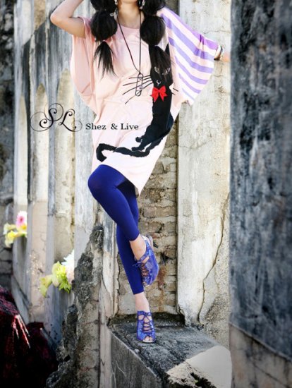 SH0024 - CUTE CAT COTTON BIG T