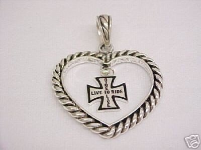 Biker Heart Charm