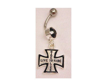 Biker Live to Ride BellyRing