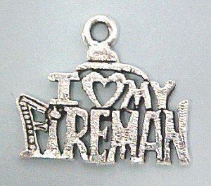 Fireman Charm -- CLEARANCE 1/2 OFF