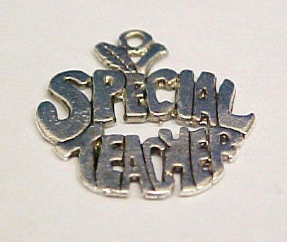 Special Teacher Charm -- CLEARANCE 1/2 OFF