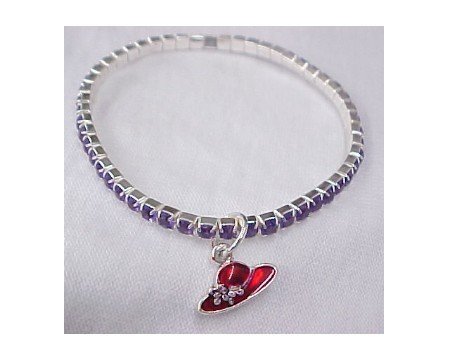 Red Hat Crystal Bracelet Clearance 1/2 off + Free Shipping