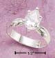 Cubic Zirconia Pear Shaped Solitaire Ring