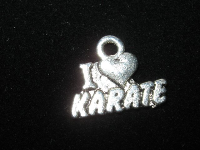 I love Karate Charm -- CLEARANCE 1/2 OFF