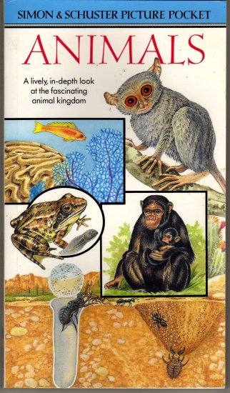 Animals Simon & Schuster Picture Pocket Book soft cover