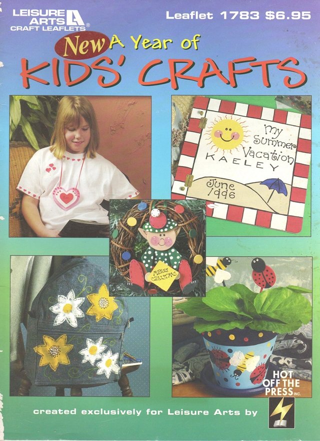 Leisure Arts A Year of Kids Crafts Pattern Book