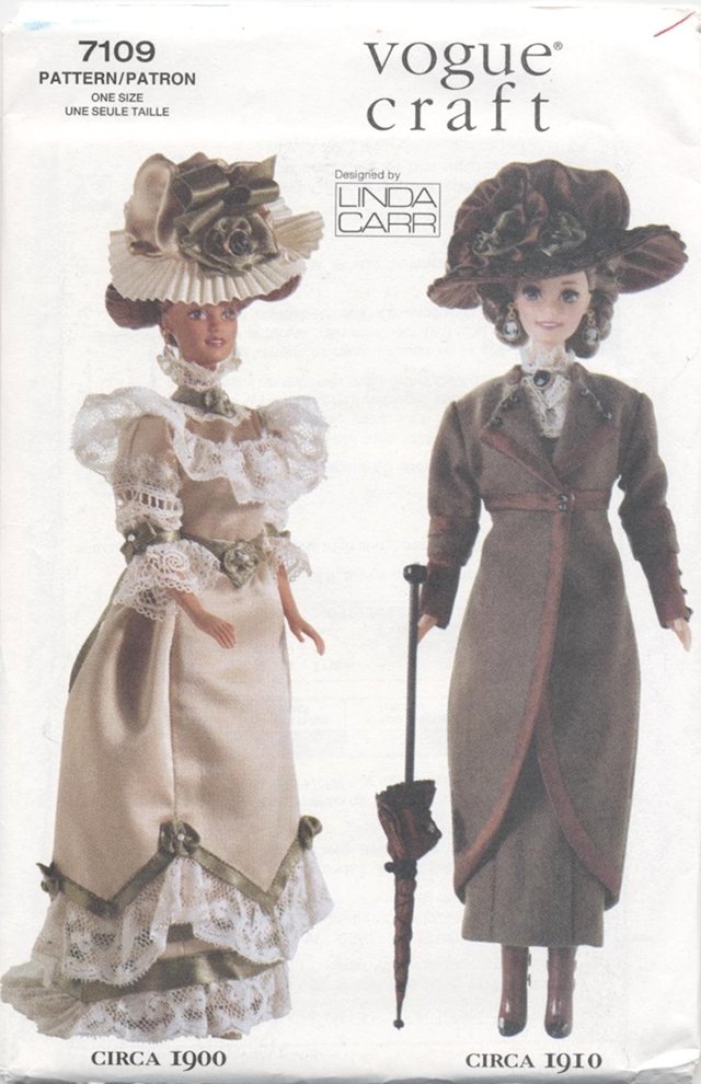 Barbie 11 ½â Fashion Doll Early 20th Century Vogue Craft 7109 NEW