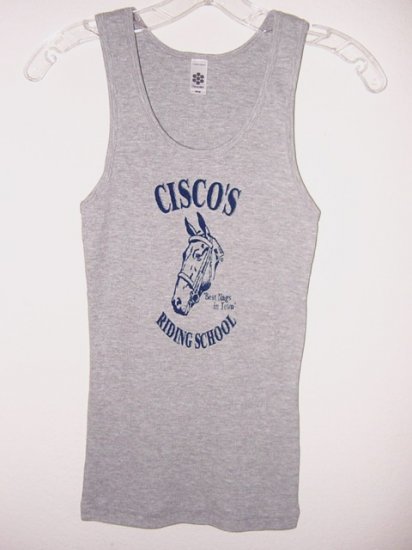 RIBBED COTTON GRAPHIC "BEST NAGS" TANK TOP - HEATHER GREY, CHOCOLATE or OLIVE