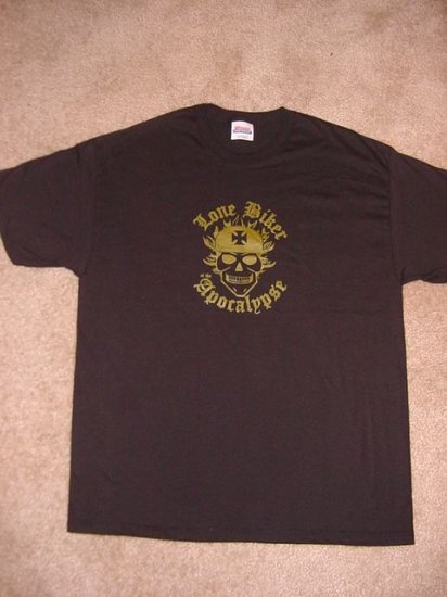 Men's Black LONE BIKER T-Shirt