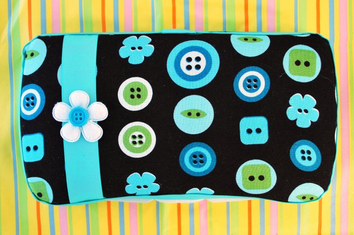 Cute as a Button Wipes Case