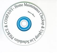 Deluxe Home Maintenance Checkup & Upkeep List Scheduler.