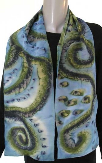 SPECIAL ORDER ONLY Hand Painted Silk Scarf Crepe de Chine