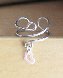 Ear Cuff w/Small Star or Heart #259