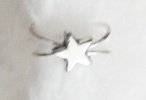 Silver Star Ear Cuff #257