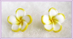 FPC Yellow Flowers Stud #312