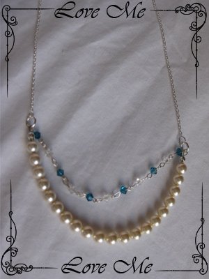 Pearl and Crystal Necklace