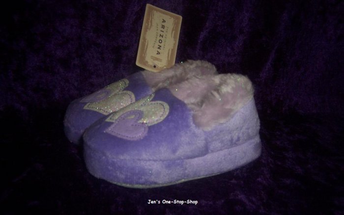Arizona slippers, size small, purple - New With Tag!!