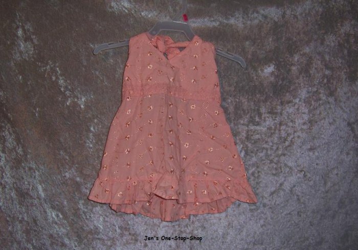 Girls 24 month peach Park Bench Kids halter top