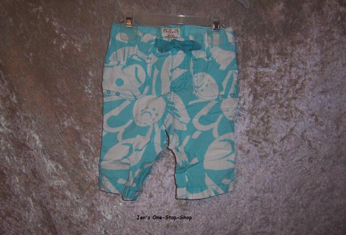 Girls 18-24 month Old Navy capris - blue and white