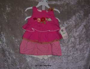 Girls size 18 months Kids Headquarters 3 piece set - Brand New w/Tags!