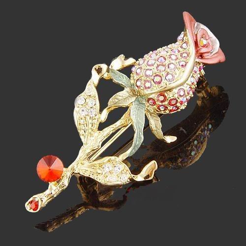 18KGP rose Brooch $10
