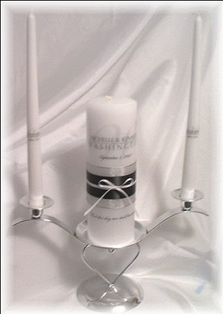 Personalized Custom Monogram Unity Candle Set