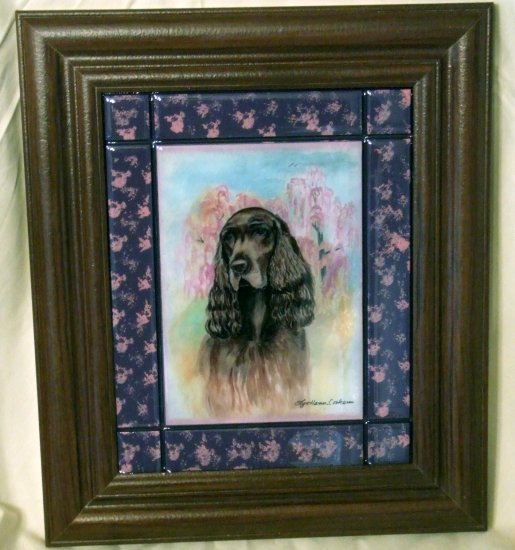 Field Spaniel 8x10 Tile Picture