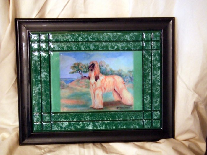 Afghan Hound 10x13 Tile Picture