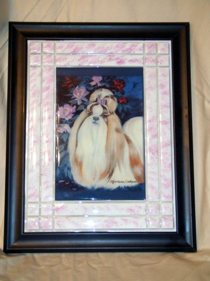 Shih Tzu 10x13 Tile Picture