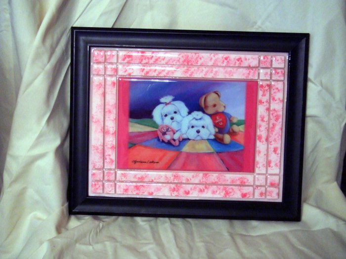Maltese 10x13 Tile Picture