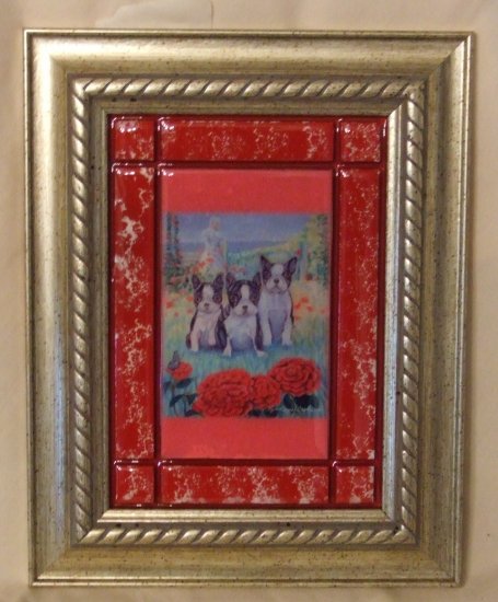 Boston Terrier 5x7 Tile Picture