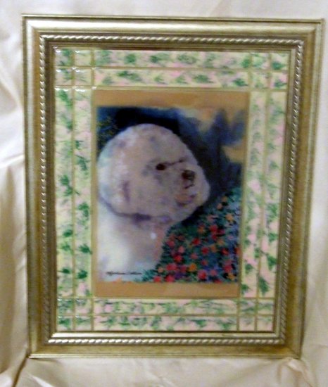 Bichon Frise 11x14 Tile Picture