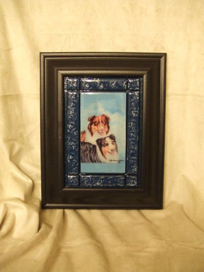 Australian Shepherd 5"x7" Tile Picture