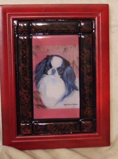 Japanese Chin 5"x7" Tile Picture