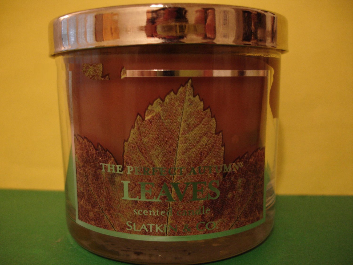 Bath & Body Works Slatkin Leaves Candle 4 oz