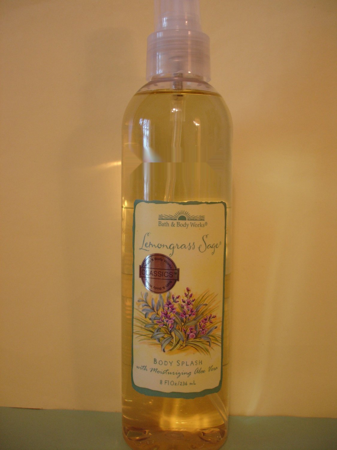 Bath & Body Works Lemongrass Sage Splash Large Full Size