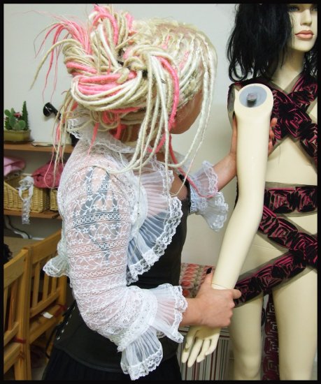 white day victorian wrap