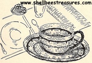 Crochet pattern Teacup and Saucer