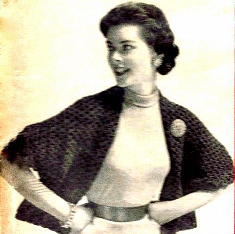 Cape Stole Vintage Crochet Pattern 723053