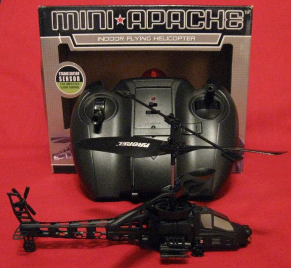 BEST R/C Propel Toys Mini Apache Helicopter W/LED Light