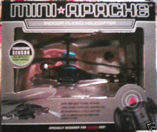 BEST Propel Toys R/C Mini Apache Helicopter W/LED Light