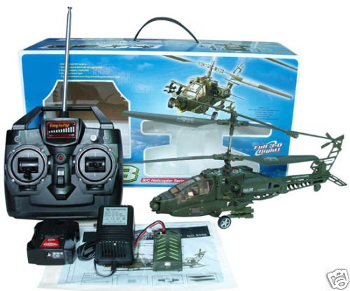 NEW Apache 9088 R/C Helicopter Double HorseTurbine 3 Ch