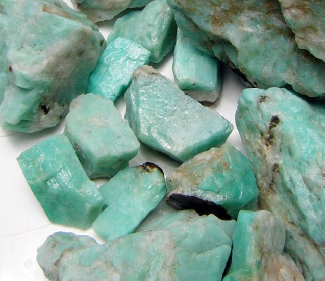 BLUE AMAZONITE 70gr. PERU MINING MINERAL SPECIMEN