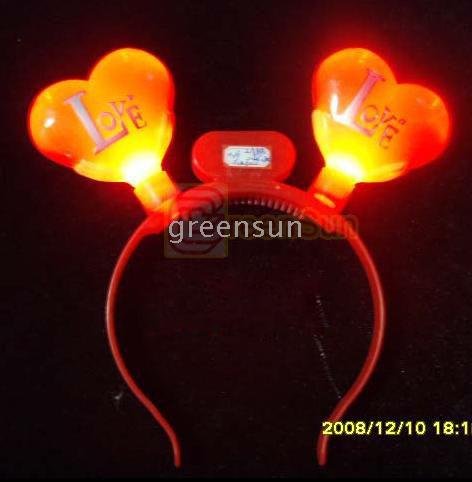 Party Dancing Club LED Flashing Love Heart PR1176